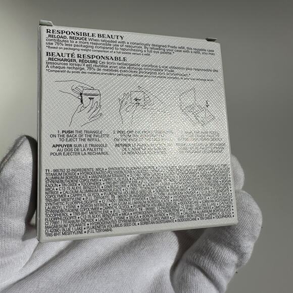 Prada Dimensions Multi Effect Eyeshadow Quad Refillable Compact 02 Profusion NIB - Picture 10 of 12